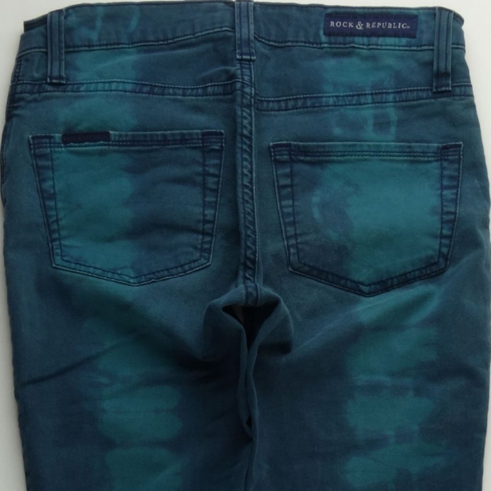 SOLD Rock Republic Berlin Skinny 4 Womens Tie Dye C332P - Picture 3 of 7